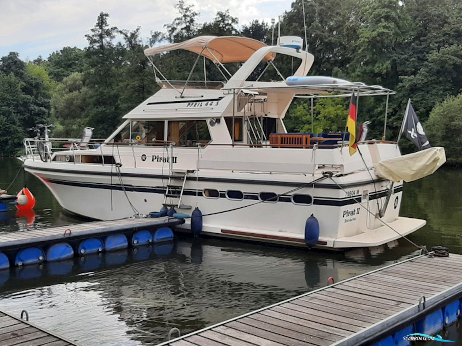 Pfeil 44 S Motorboot 1991, mit Volvo Penta motor, Deutschland