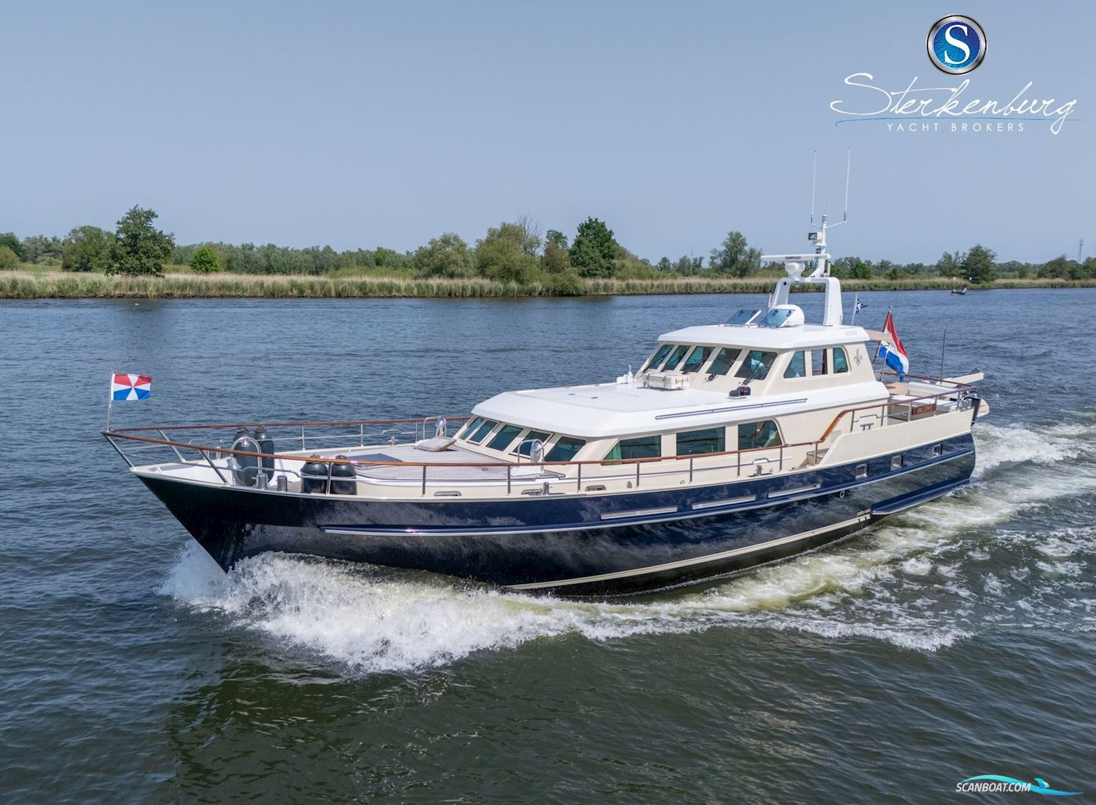 Pieter Beeldsnijder PB55 Motorboot 2002, mit 2 motor, Niederlande
