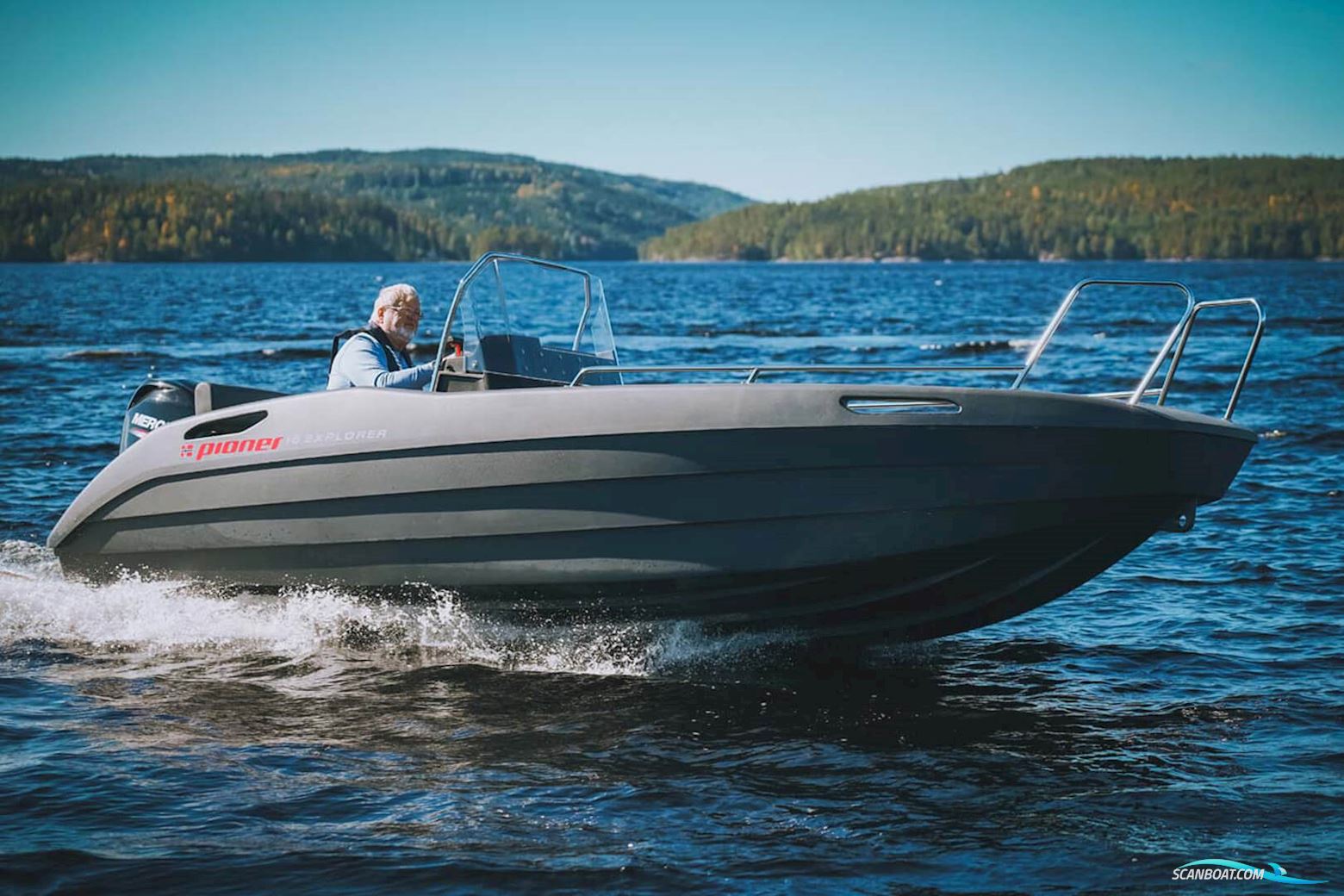 Pioner 16 Explorer SE "Wide" Motorboot 2022, mit Yamaha F40FETL motor, Dänemark