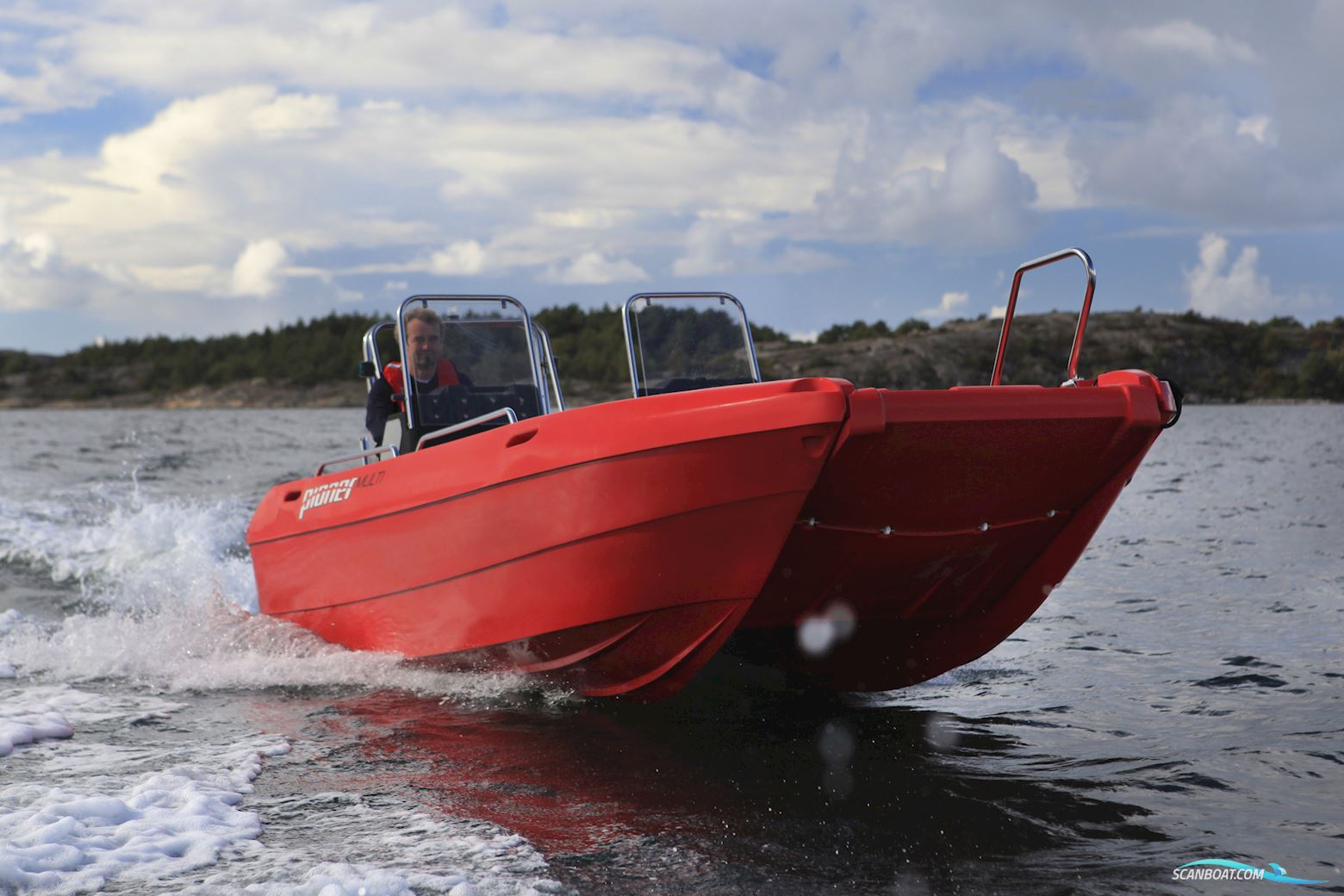 Pioner Multi III Motorboot 2022, mit Yamaha F40FETL EFI motor, Dänemark