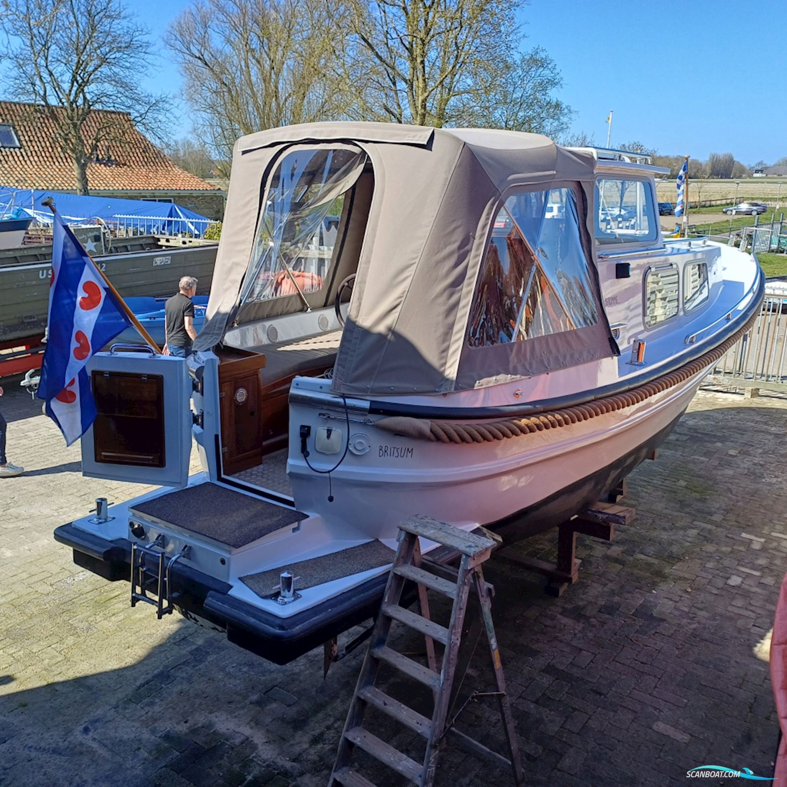 Polymore Alk Cabin Sloep Motorboot 2018, mit Lombardini motor, Niederlande