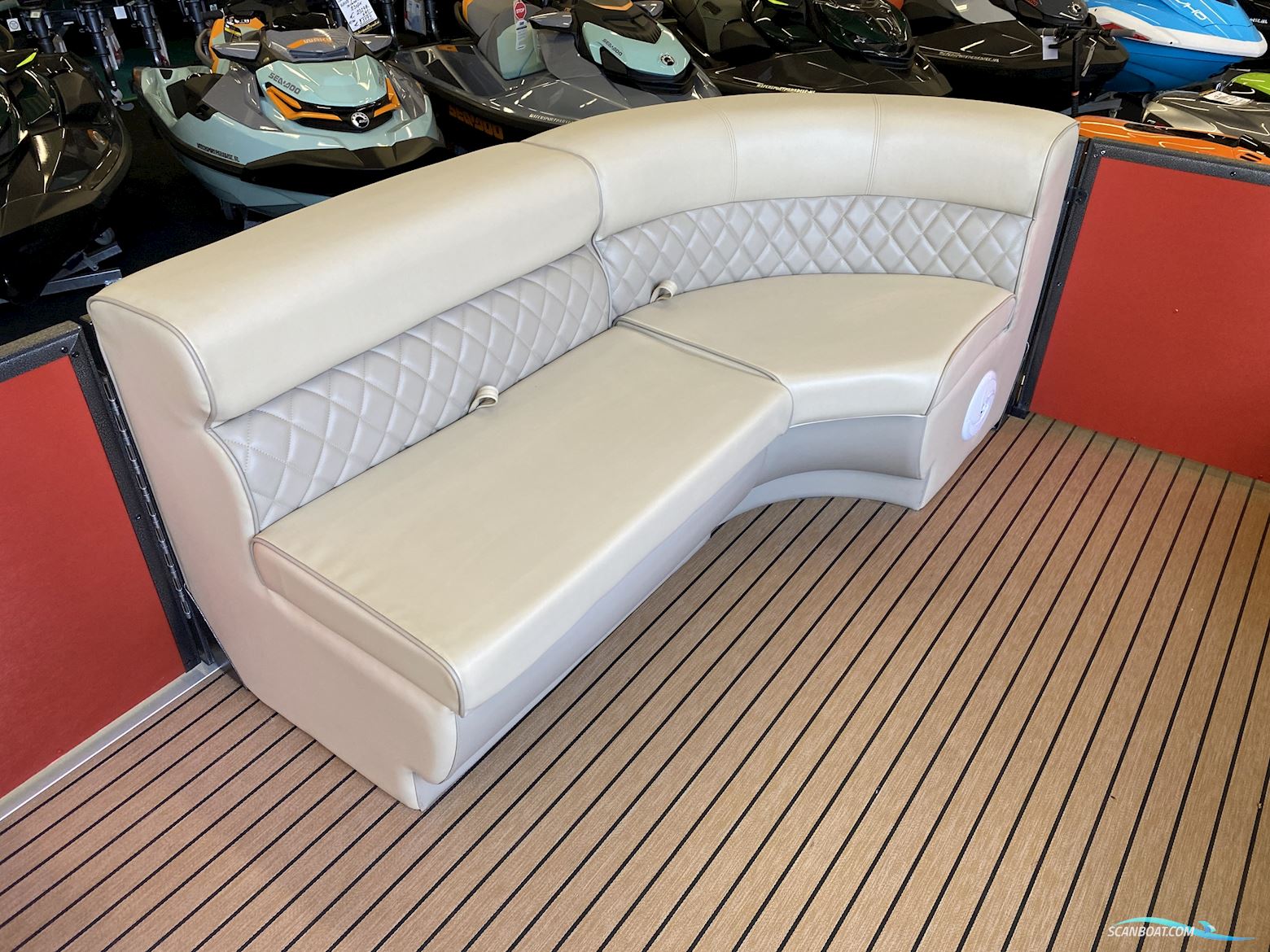 Pontoonboot 25FT 3-Tubes Red