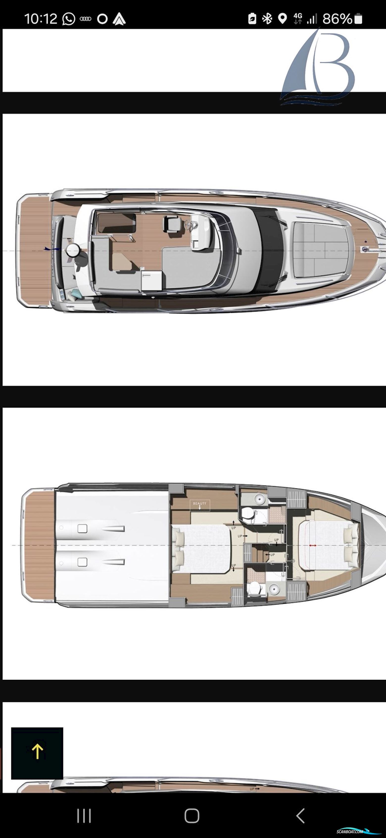 Prestige Yachts Prestige 420 Fly | Joystick | Hydraulische Badeplattform |300 h