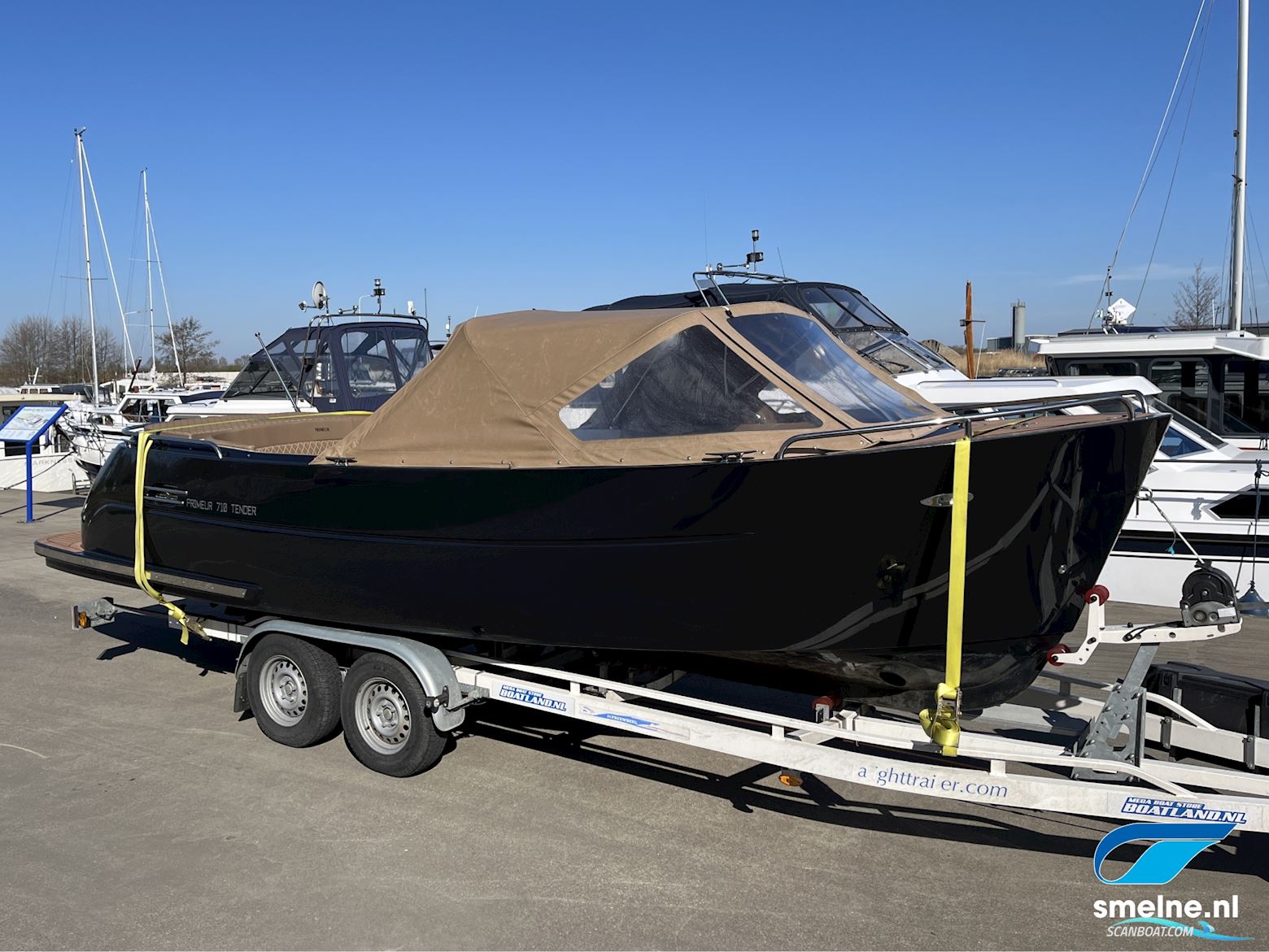 Primeur 710 Tender Motorboot 2023, mit Suzuki, DF30A motor, Niederlande