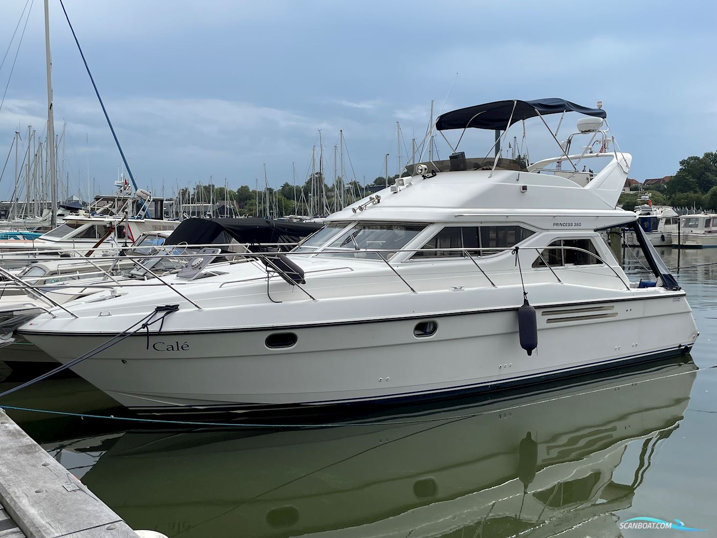Princess 360 Motorboot 1993, mit Kamd 42 motor, Dänemark