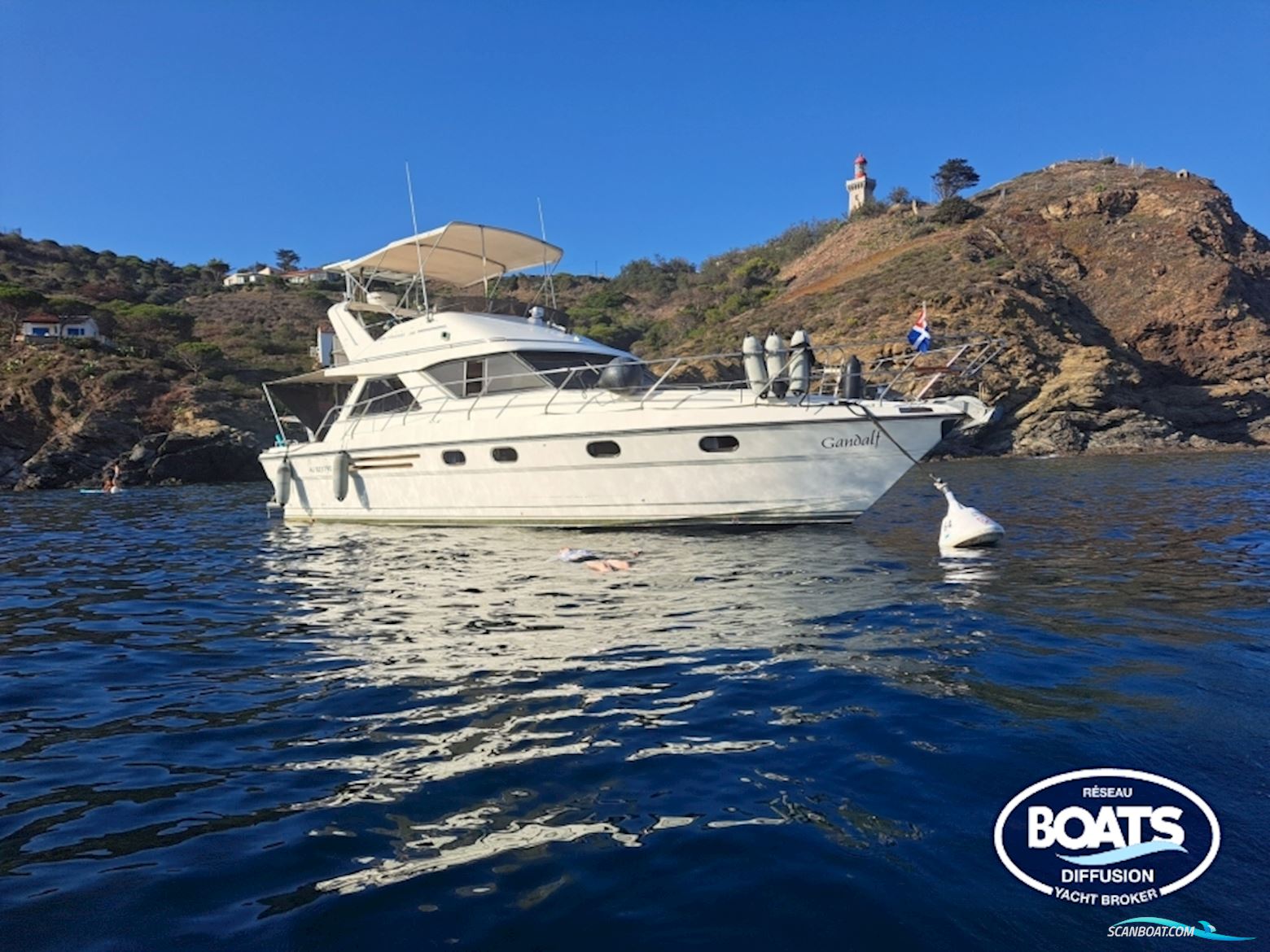 Princess 388 Motorboot 1991, mit Volvo Penta motor, Frankreich