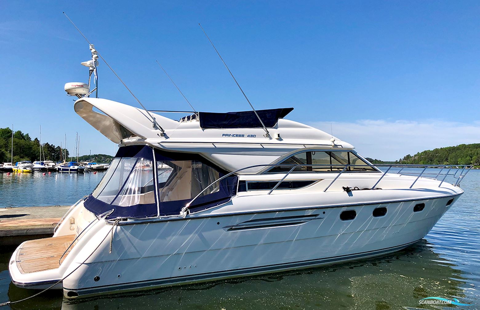 Princess 430 Fly Motorboot 1998, mit Volvo Penta motor, Sweden