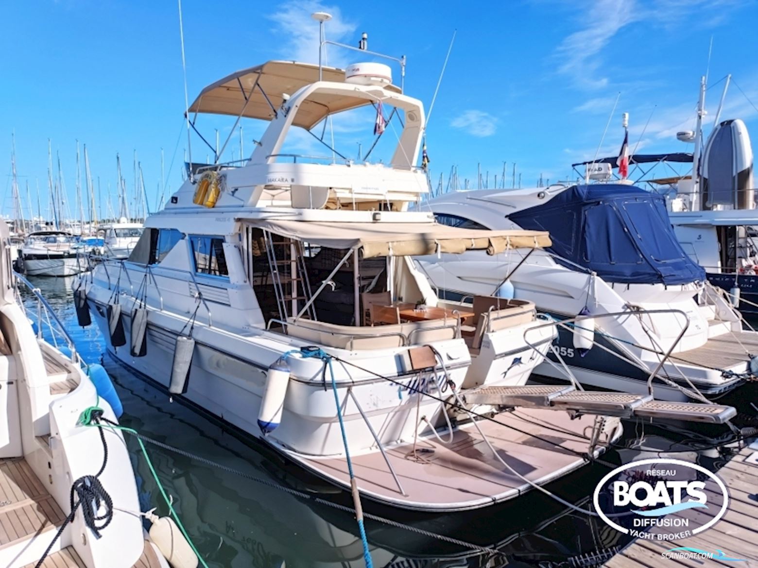 Princess 45 Fly Motorboot 1991, mit Caterpillar motor, Frankreich