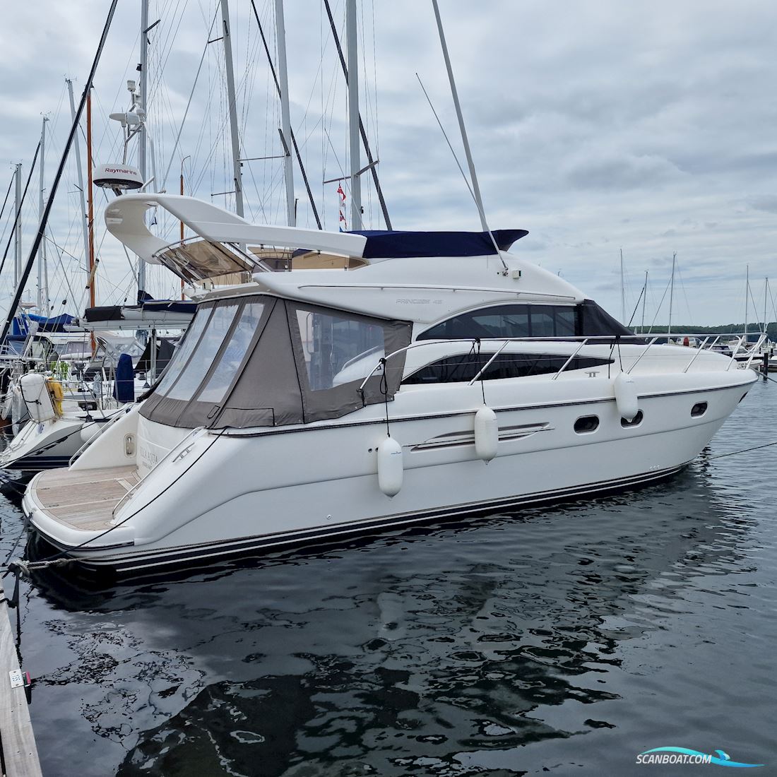 Princess 45 Flybridge Motorboot 2007, mit Volvo Penta D9-500 motor, Dänemark