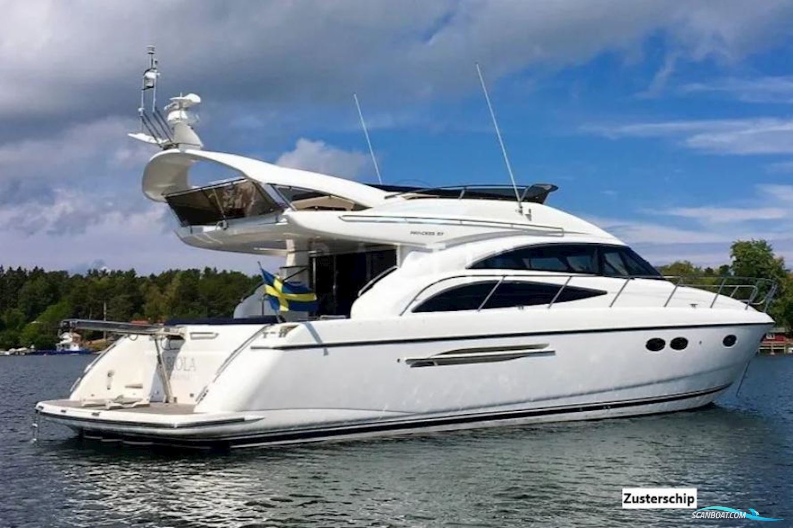 Princess 57 Fly Motorboot 2006, mit Volvo Penta D12 a 775 pk motor, Niederlande