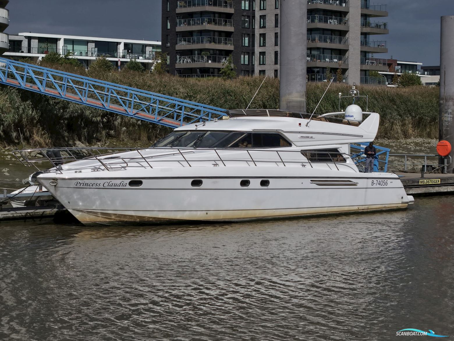 Princess 60 Flybridge Motorboot 1996, mit MAN motor, Belgien