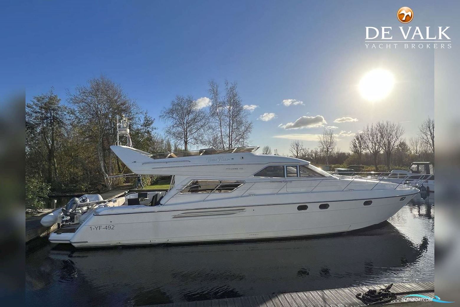 Princess 60 Flybridge Motorboot 1996, mit Man motor, Niederlande