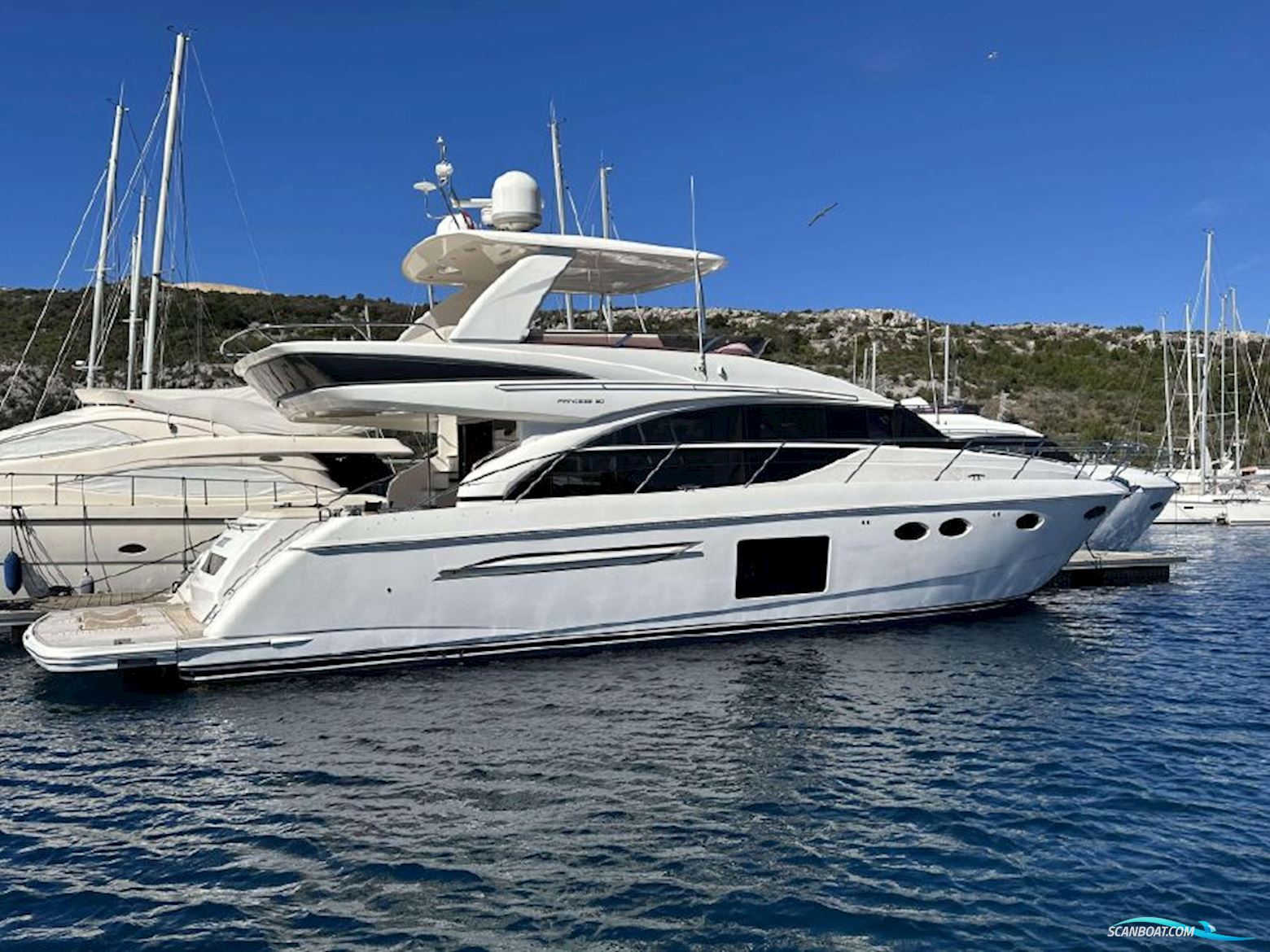 Princess 60 Motorboot 2014, mit Volvo Penta D13 motor, Kroatien