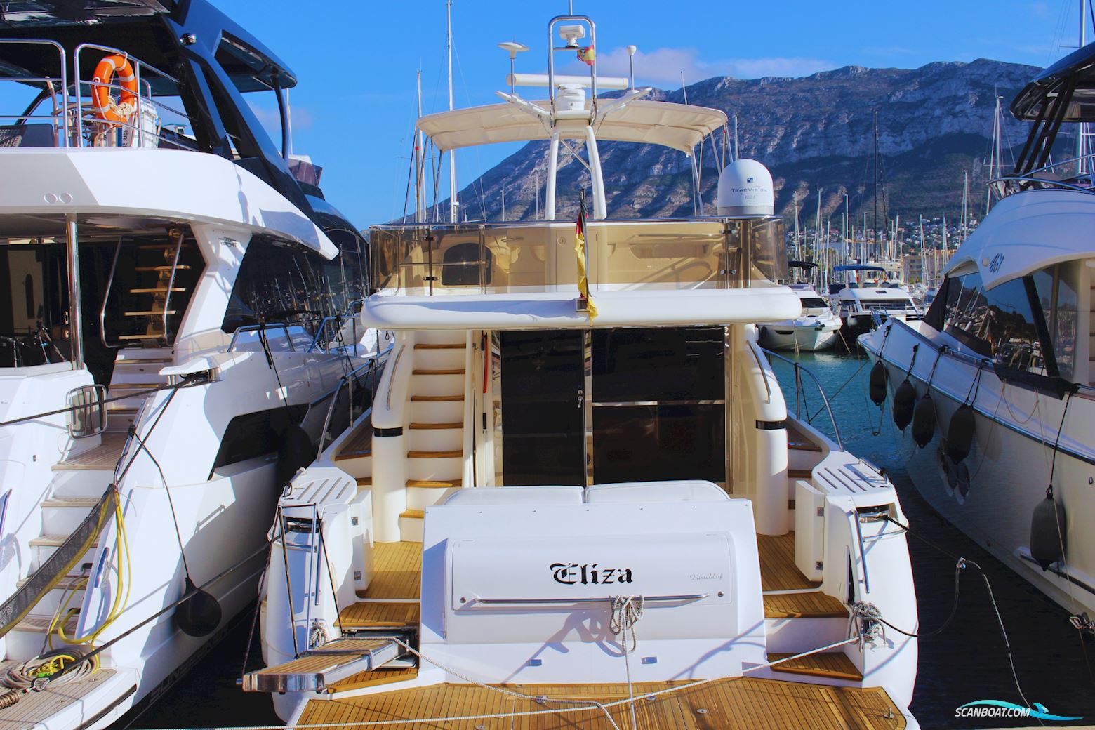 Princess 65 Motorboot 2002, mit MAN D2840 LE403 (V10) 1.050 hp. motor, Spanien