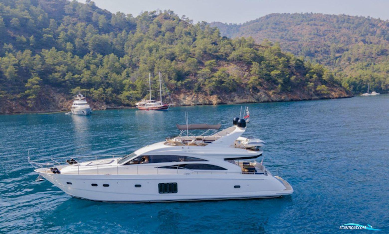 Princess 67 Fly Motorboot 2007, mit MTU V8 M93 2000 motor, Turkey