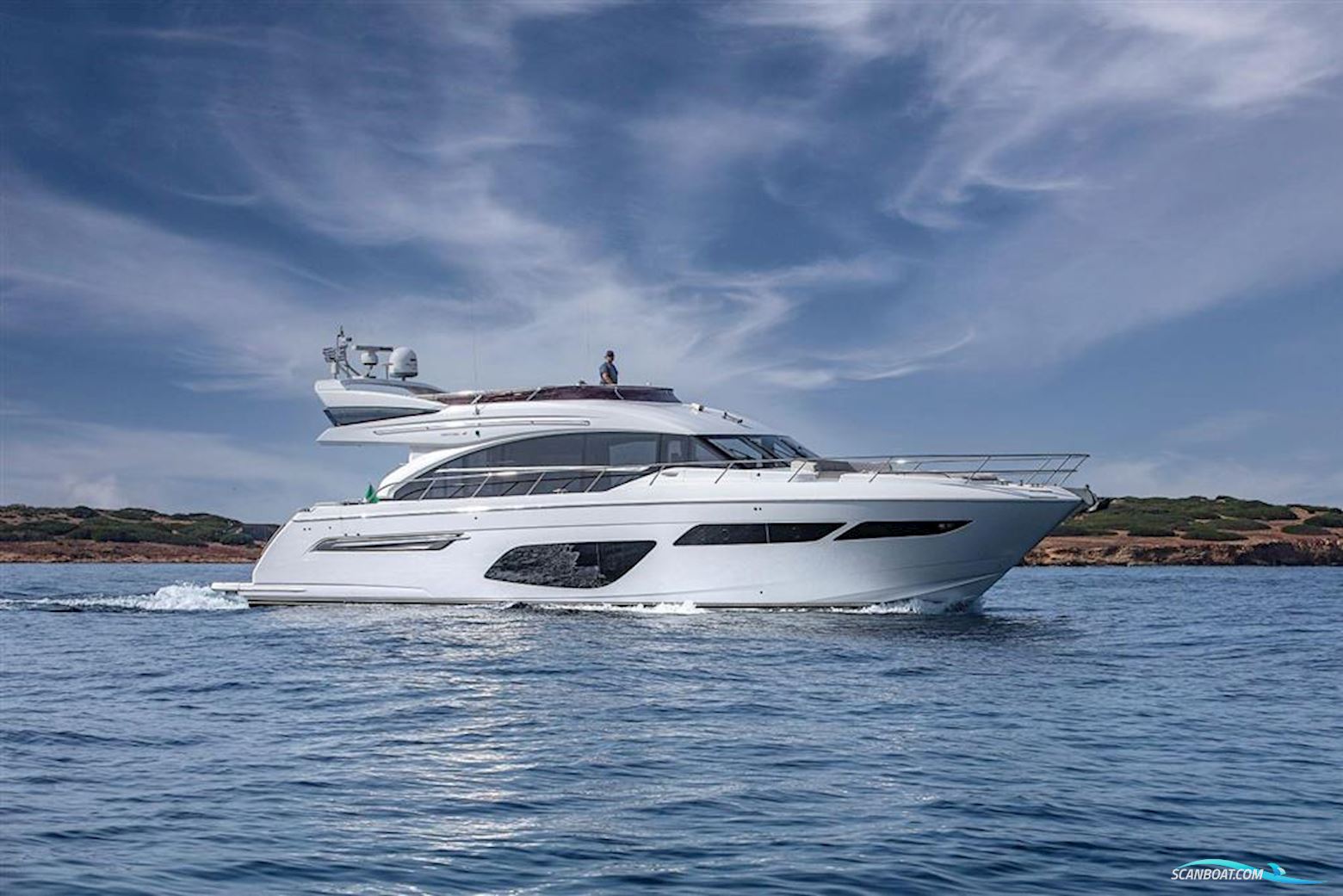 Princess F70 Motorboot 2020, mit 2 x MAN V12 1400 motor, Griechenland