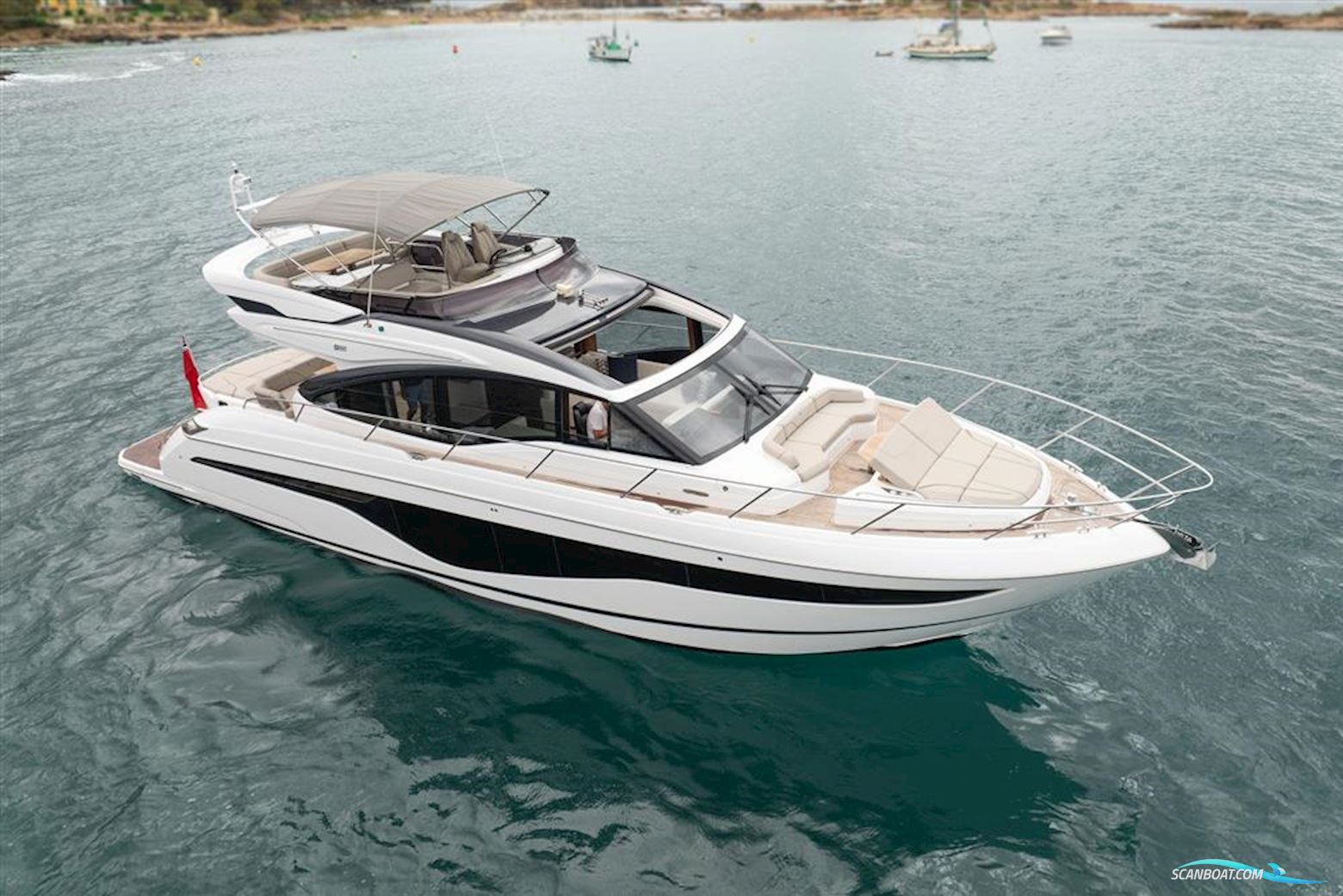 Princess S62 Motorboot 2023, mit 2 x Man V8-1200 motor, Spanien