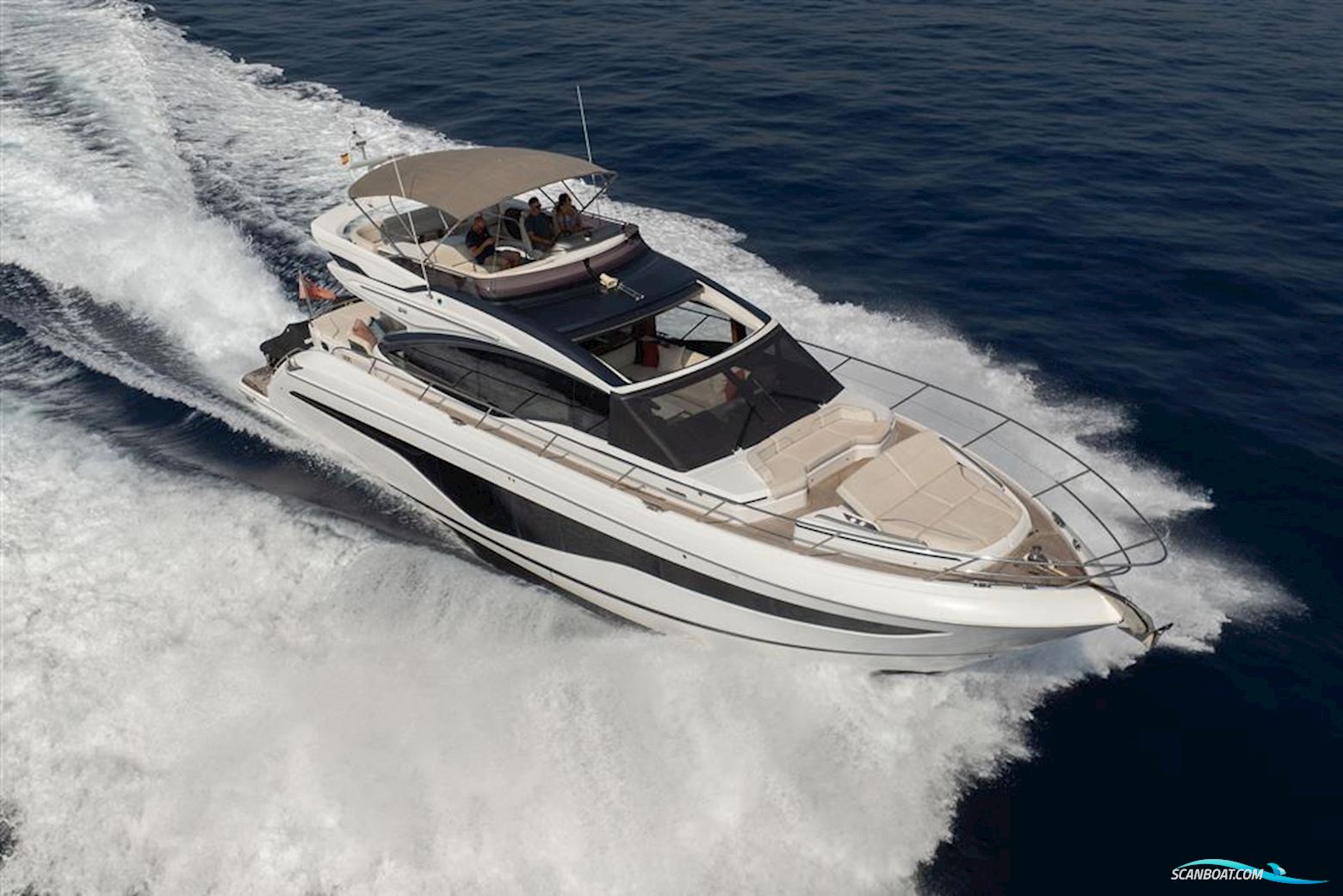 Princess S62 Motorboot 2021, mit 2 x Man V8 1200 motor, Spanien