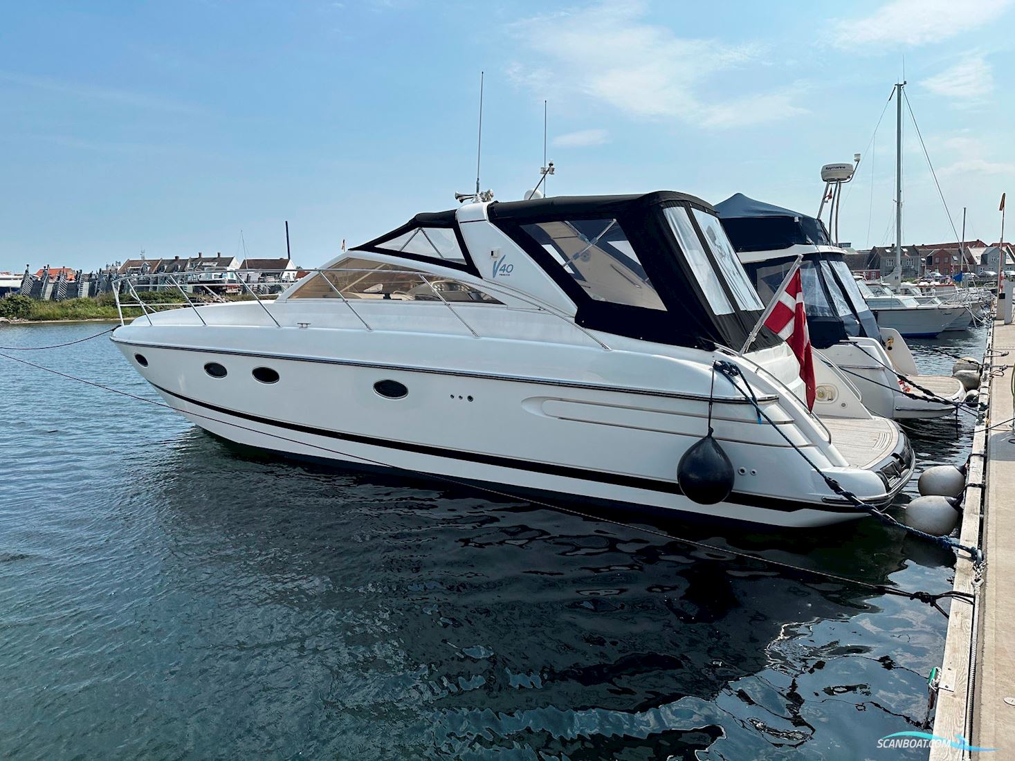 Princess V40 - SOLGT Motorboot 1999, mit Volvo Penta Kad 44 Edc motor, Dänemark