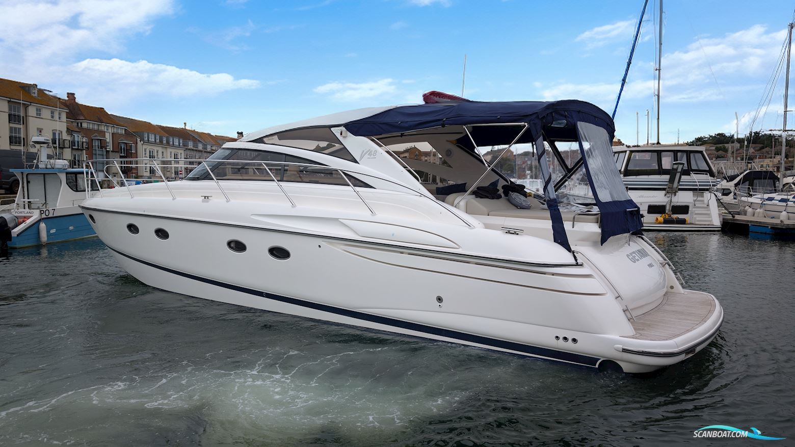 Princess V48 Motorboot 2006, mit Volvo Penta motor, England