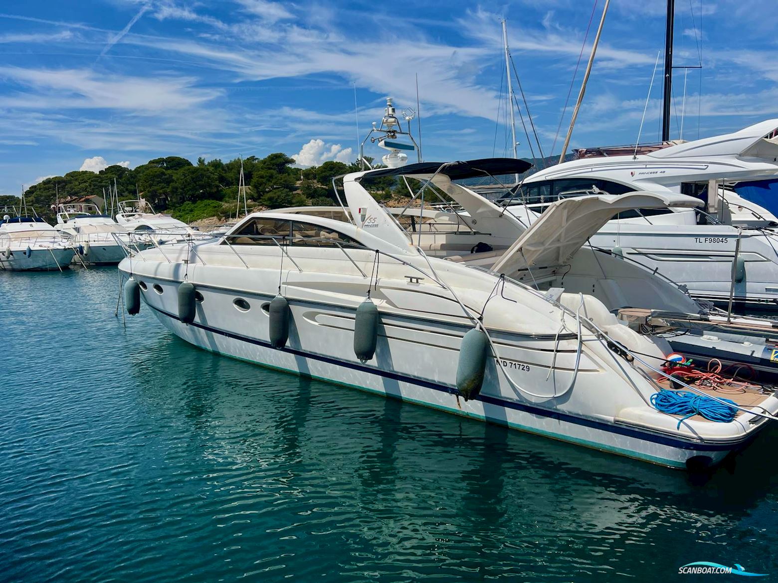 Princess Yachts V55 Motorboot 1997, mit Volvo Penta Tamd 122 Edc motor, Spanien