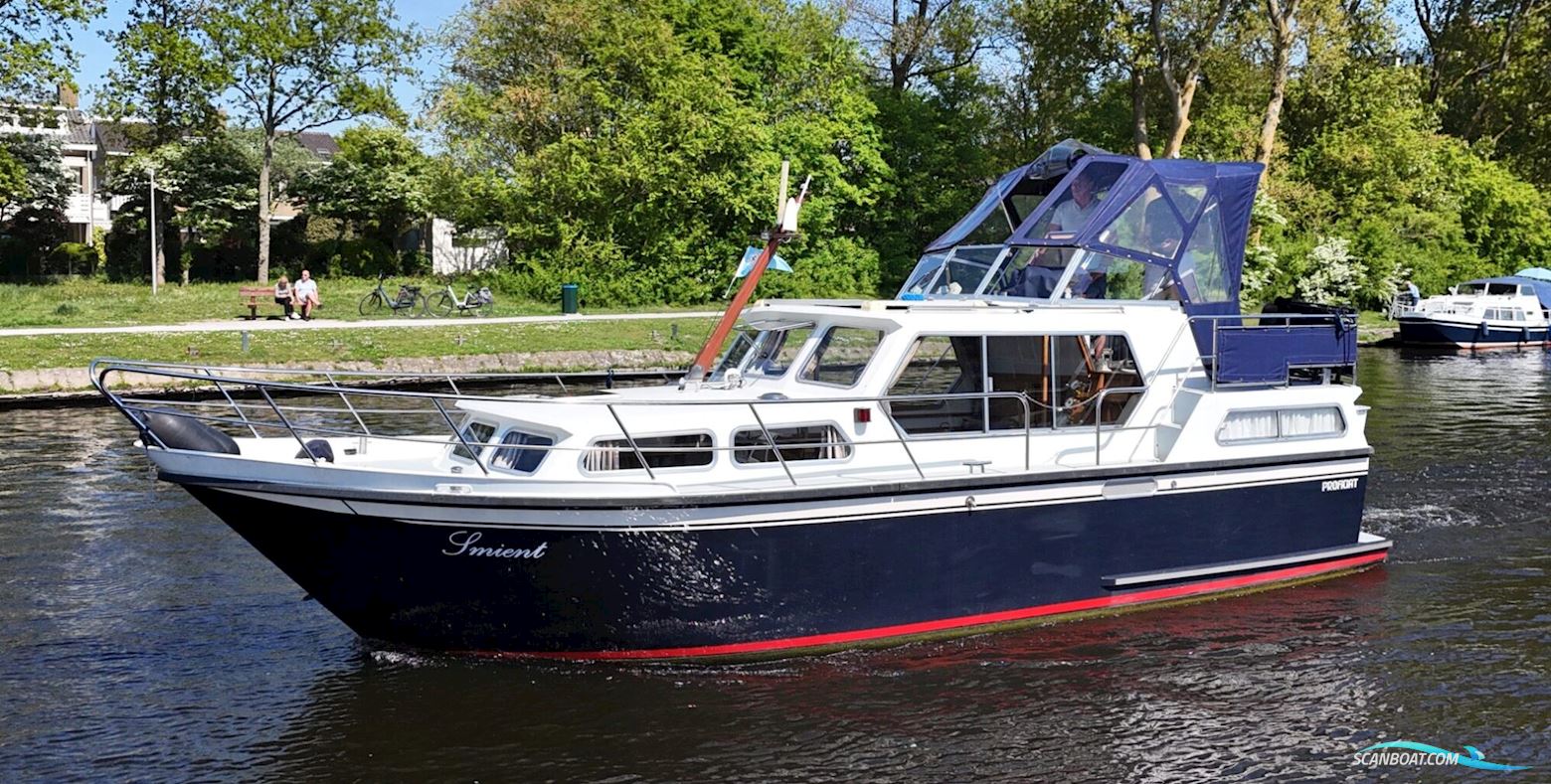 Proficiat Kruiser 10.10 AK Cabrio Motorboot 2002, mit Vetus Deutz motor, Niederlande