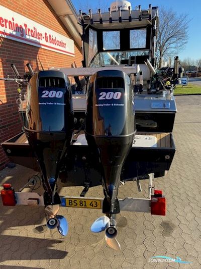 Profisher Cutter 223 WA m/2 Stk. Suzuki DF200 hk og Variant Buggitrailer - NU Nedsat KR. 50.000,- ! Motorboot 2025, mit Suzuki motor, Dänemark