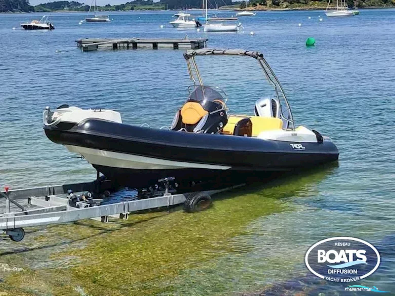 Prua Al Vento THOR 7.0 Motorboot 2022, mit Honda motor, Frankreich