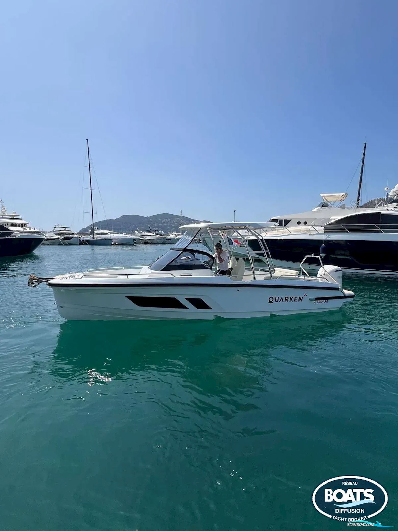 Quarkens 27 Ttop Motorboot 2025, mit Yamaha motor, Frankreich