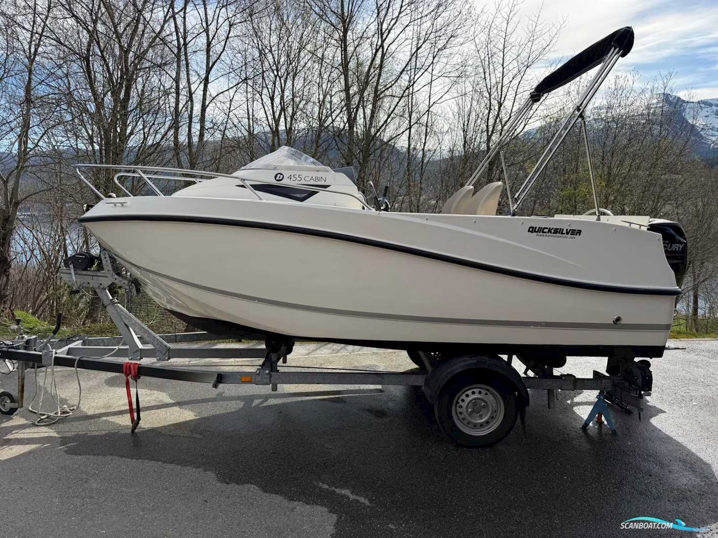 Quicksilver 455 Active Cabin Motorboot 2015, mit Mercury motor, Deutschland