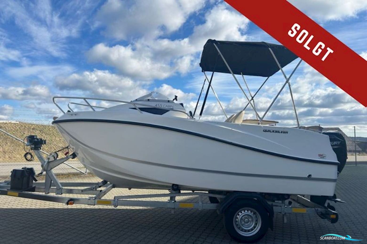 Quicksilver 455 Cabin – Solgt Motorboot 2019, mit Mercury motor, Dänemark