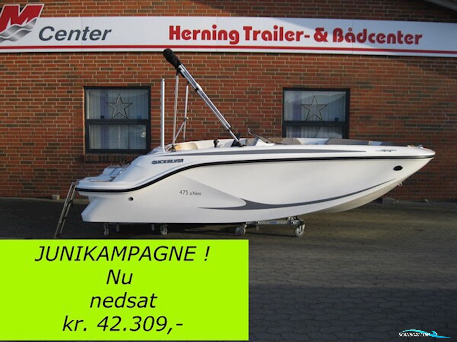 Quicksilver 475 aXess m/Mercury F50 hk EFI 4-takt - JUNI KAMPAGNE ! Motorboot 2024, Dänemark