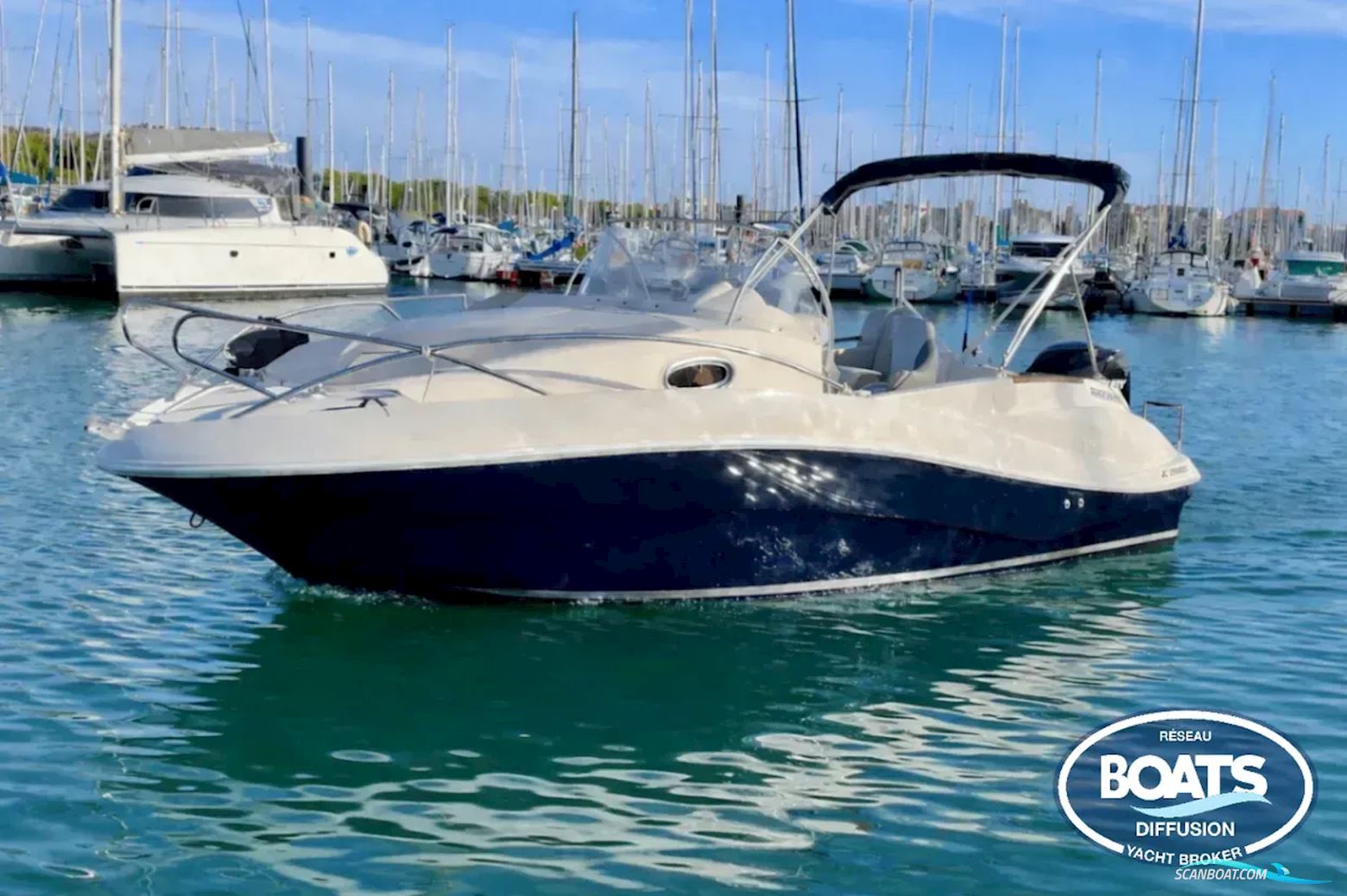 Quicksilver 635 Commander WA Motorboot 2010, mit Mercury motor, Frankreich