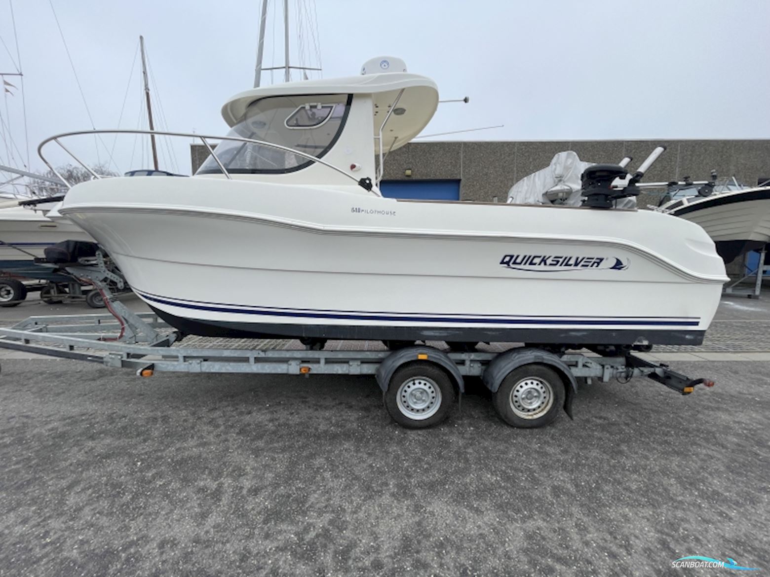 Quicksilver 640 Pilothouse Motorboot 2010, mit Mercury motor, Dänemark