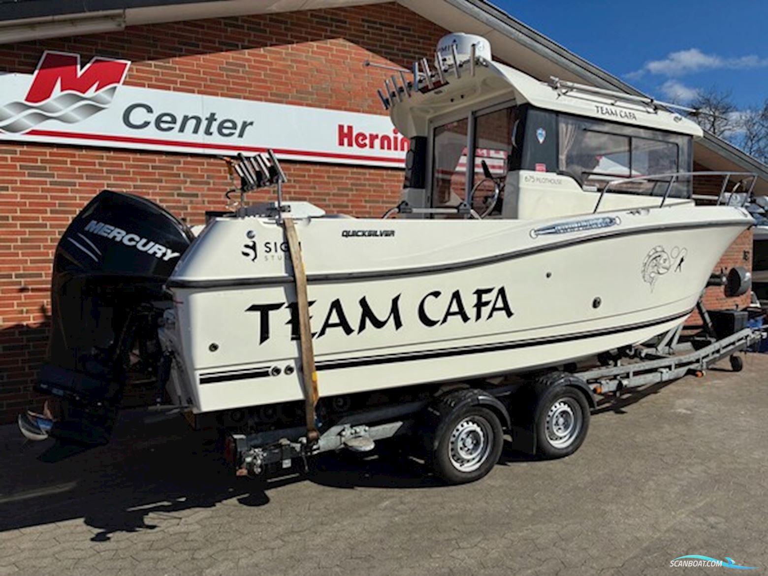 Quicksilver 675 Pilothouse m/Mercury F200 hk og Brenderup Trailer