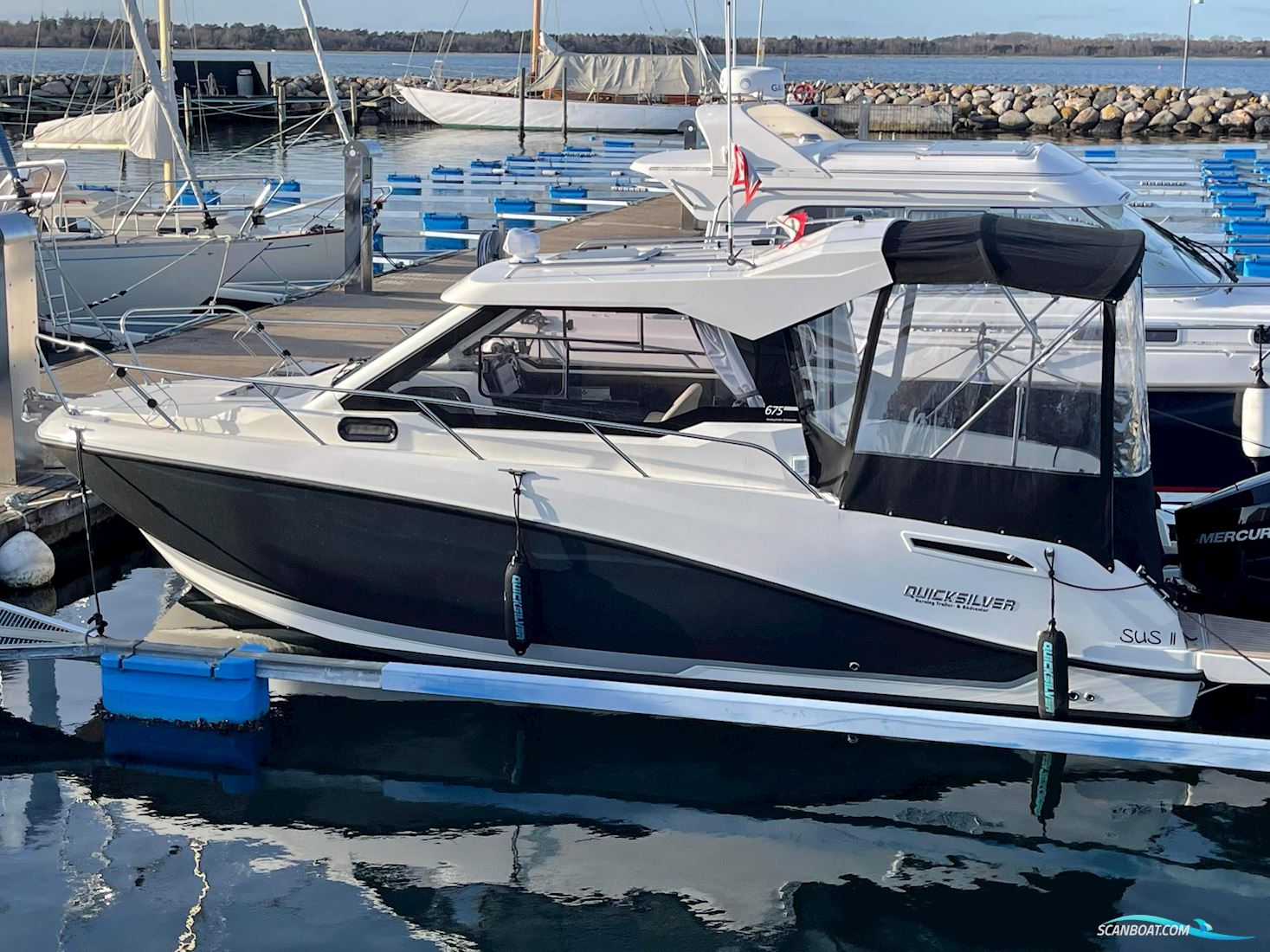 Quicksilver 675 Motorboot 2021, mit Mercury 4 Stroke motor, Dänemark