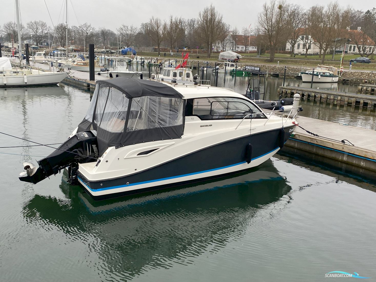 Quicksilver 705 Actic Weekend Motorboot 2013, mit Mercury Verado motor, Dänemark