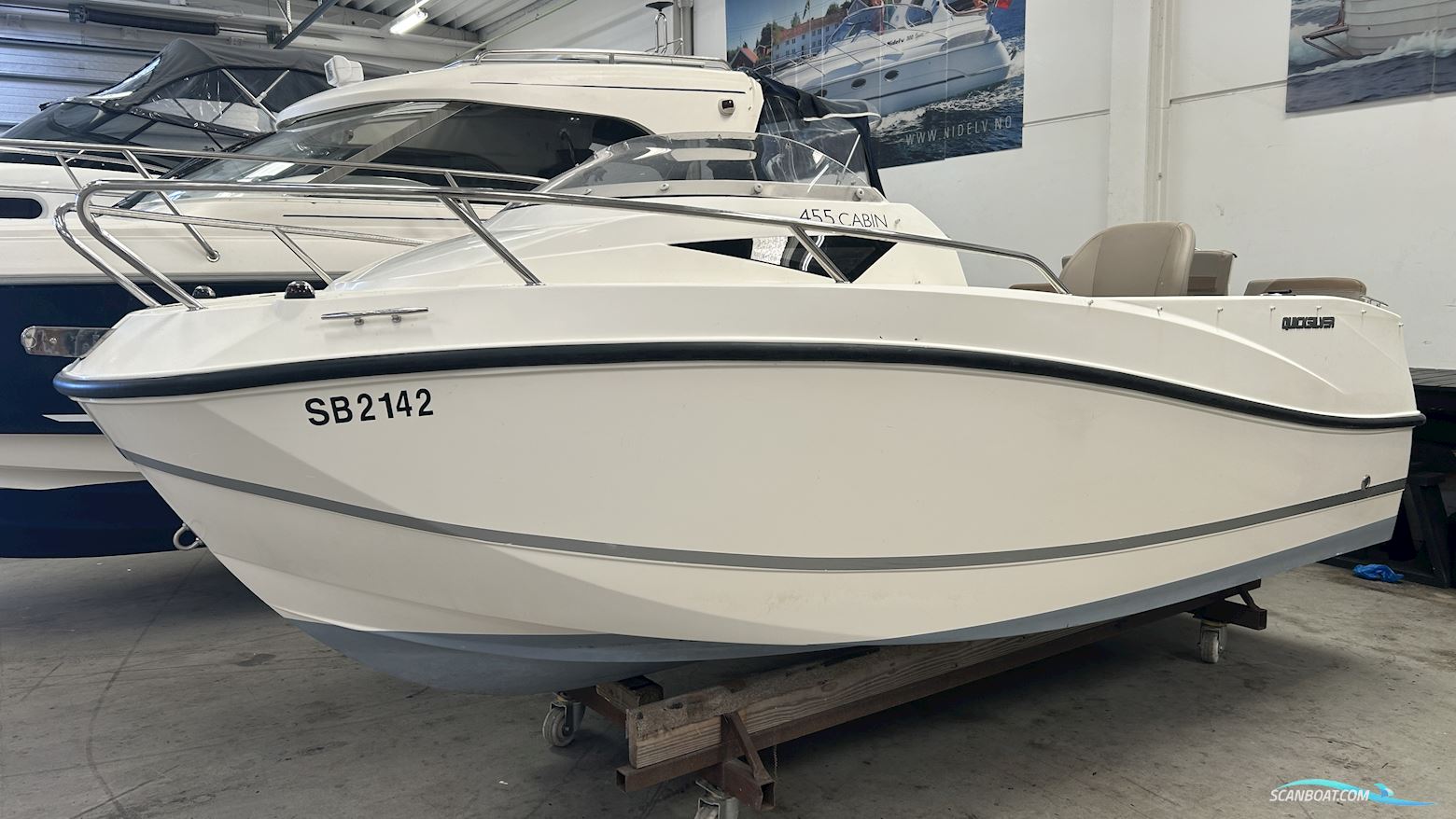 Quicksilver Activ 455 Cabin Motorboot 2017, mit Mercury 30 hk 4-takt motor, Dänemark