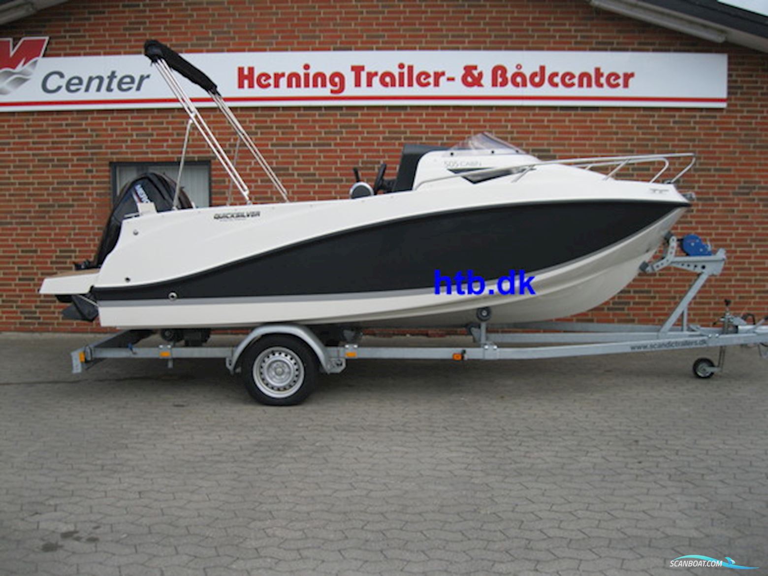 Quicksilver Activ 505 Cabin m/Mercury F80 hk og Scandic trailer Motorboot 2022, mit Mercury motor, Dänemark