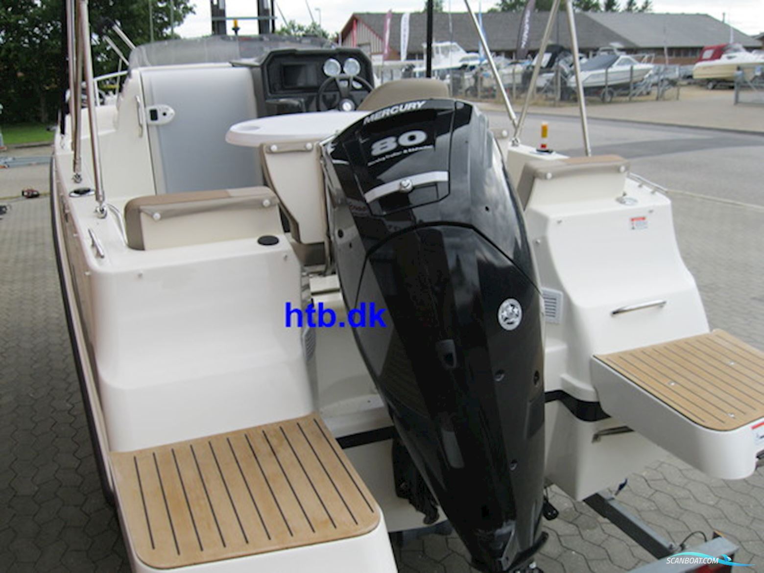 Quicksilver Activ 505 Cabin m/Mercury F80 hk og Scandic trailer