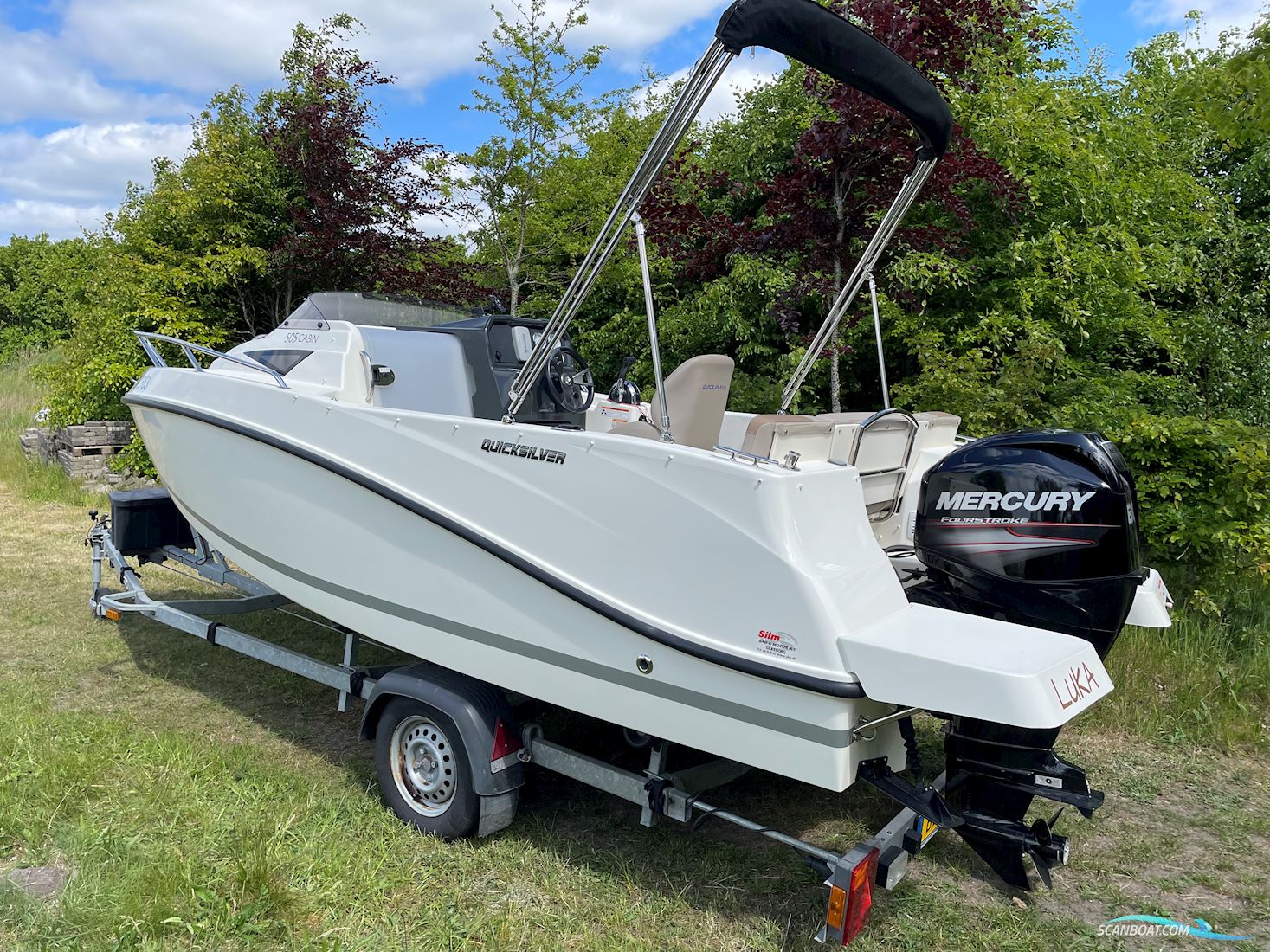 Quicksilver Activ 505 Cabin Motorboot 2019, mit Mercury motor, Dänemark