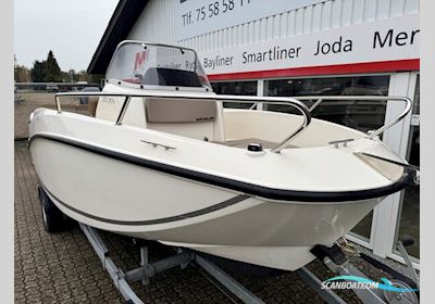 Quicksilver Activ 505 Open Med 100 hk Mercury-Efi 4 Takt 2,1L og 1300 kg Brenderup Bådtrailer Motorboot 2020, mit Mercury motor, Dänemark
