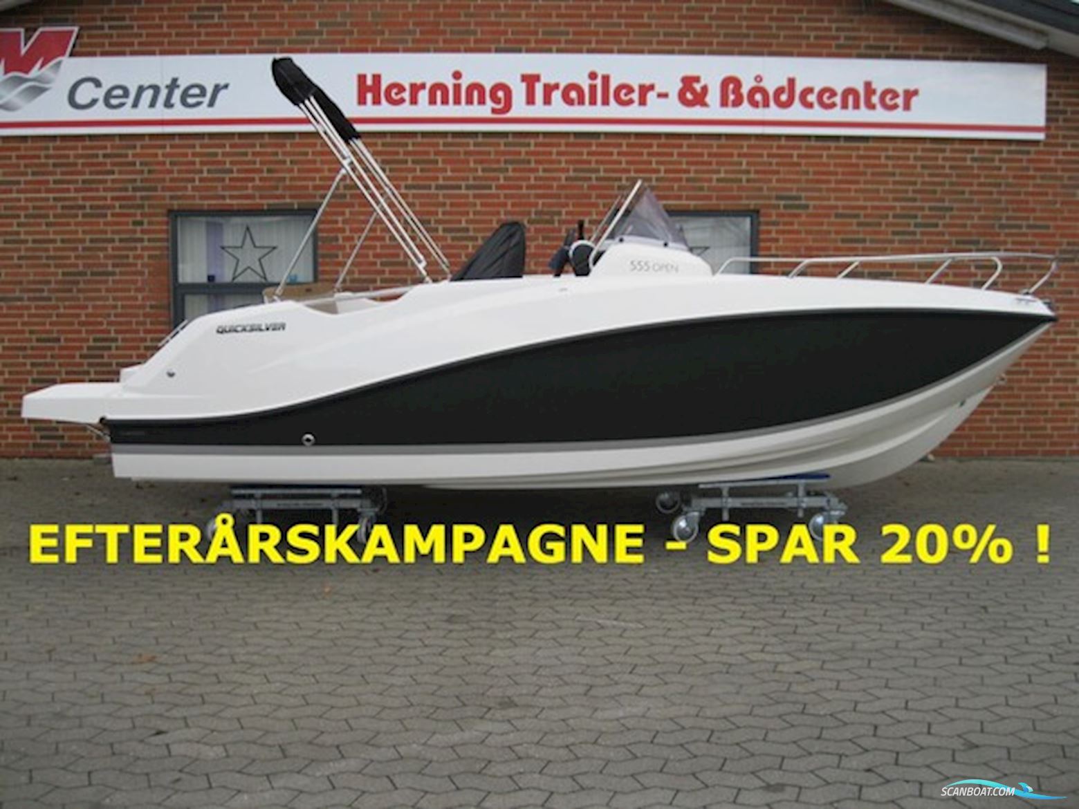 Quicksilver Activ 555 Open m/Mercury F100 hk EFI 4-takt - EFTERÅRSKAMPAGNE ! Motorboot 2025, Dänemark