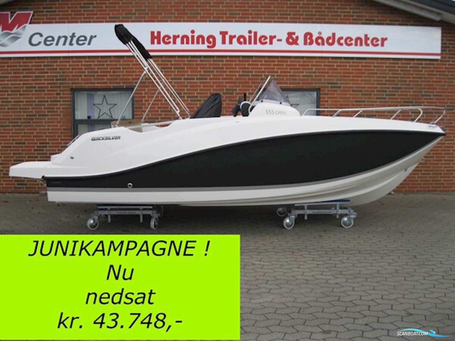 Quicksilver Activ 555 Open m/Mercury F100 hk Efi 4-Takt - Juni Kampagne ! Motorboot 2024, Dänemark
