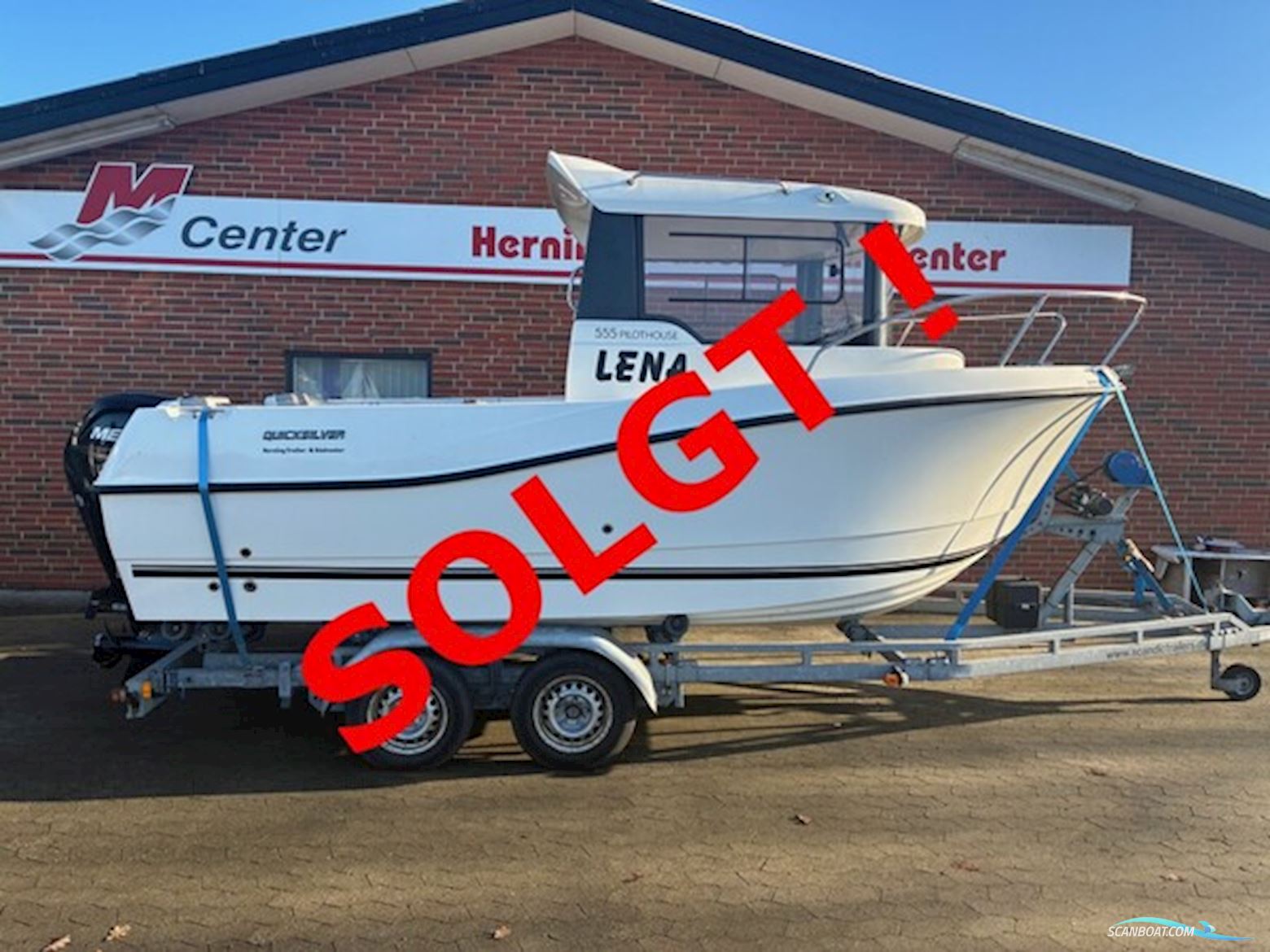Quicksilver Activ 555 Pilothouse m/Mercury F100 hk 4-Takt og Scandic Trailer - Solgt ! Motorboot 2019, mit Mercury motor, Dänemark