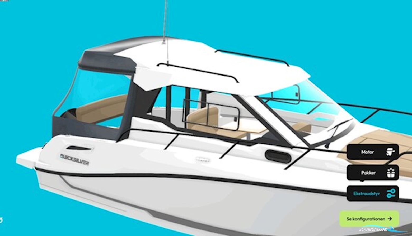 Quicksilver Activ 705 Weekend m/Mercury F150 hk Racing XL DS V6, hvid - EFTERÅRSKAMPAGNE !