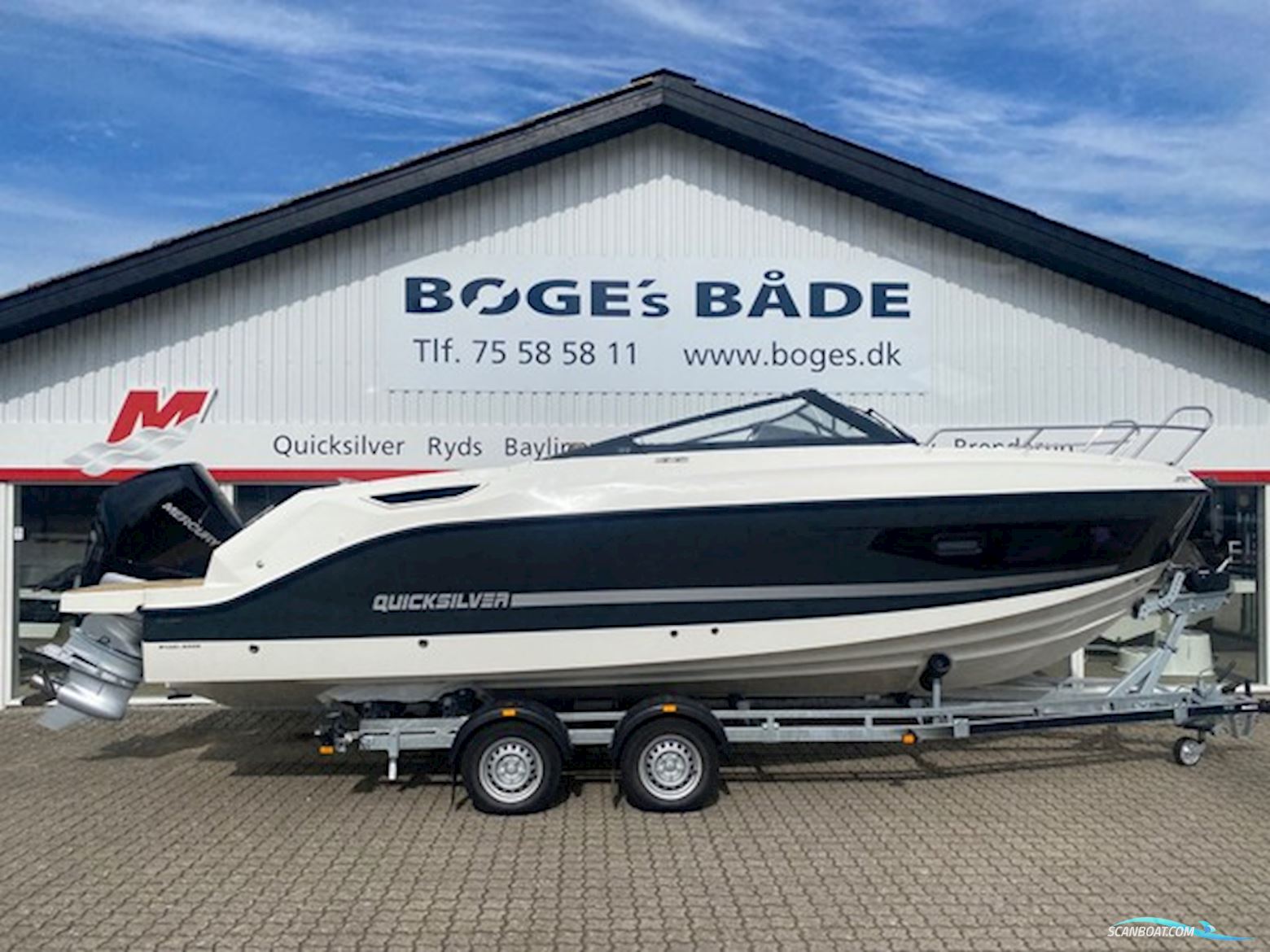 Quicksilver Activ 755 Cruiser Med 250 hk Mercury Verado V8 XL - Demo Motorboot 2023, mit Mercury motor, Dänemark