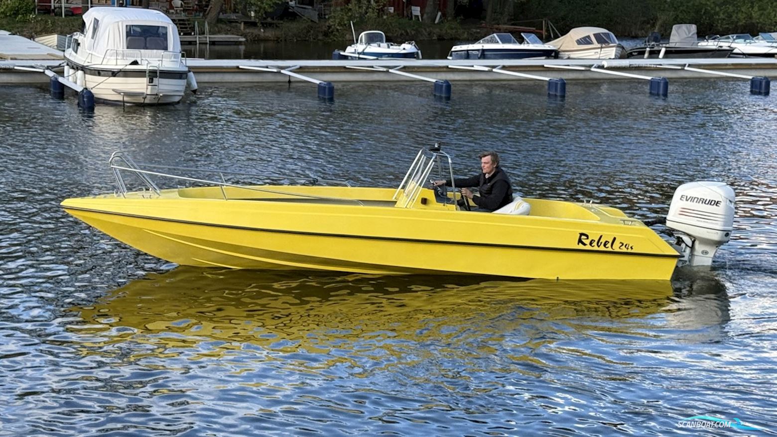 REBEL 24 S Motorboot 2004, mit Evinrude  motor, Sweden