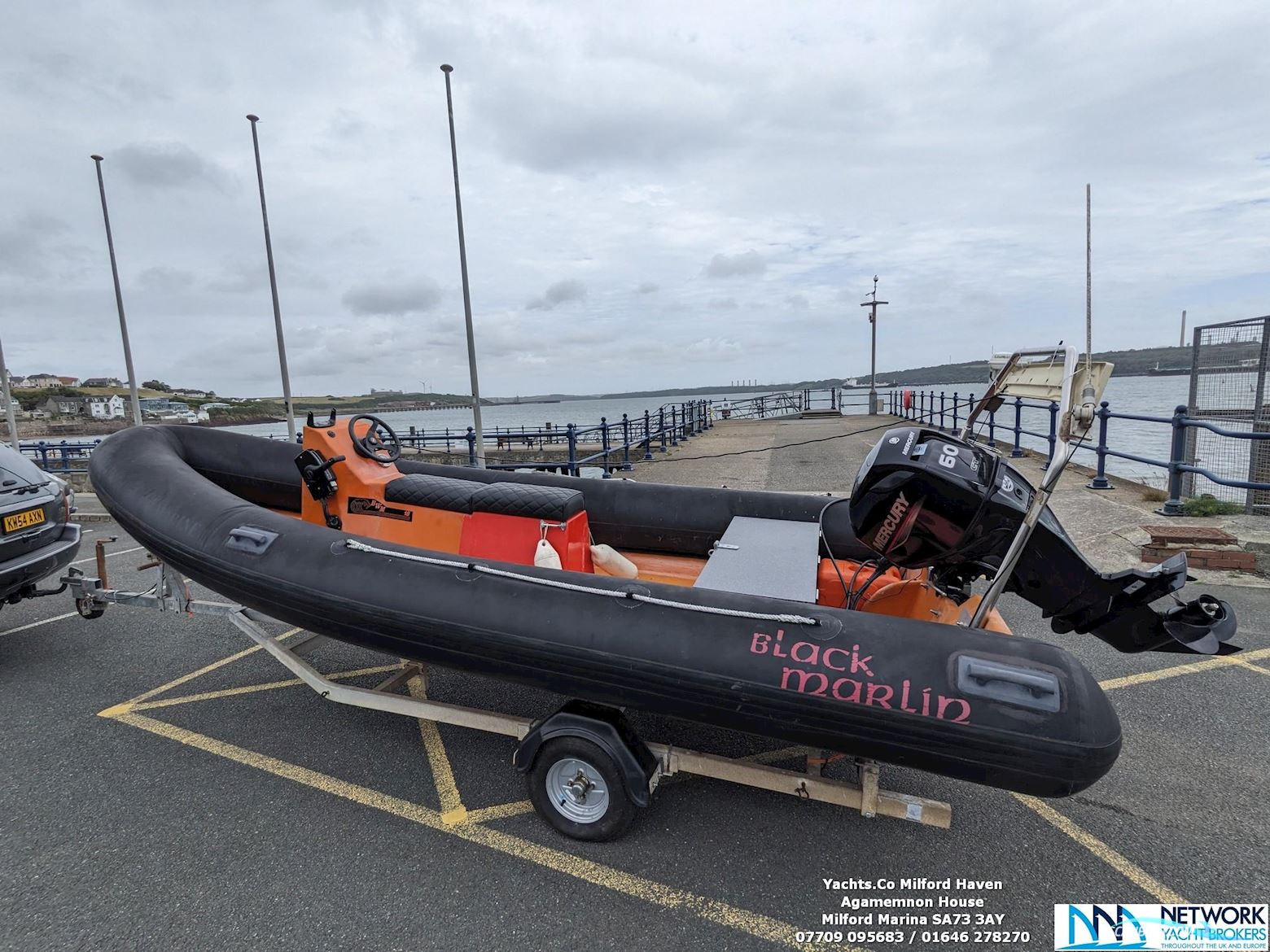 Rib Bwm 18 Motorboot 1980, mit Mercury motor, England