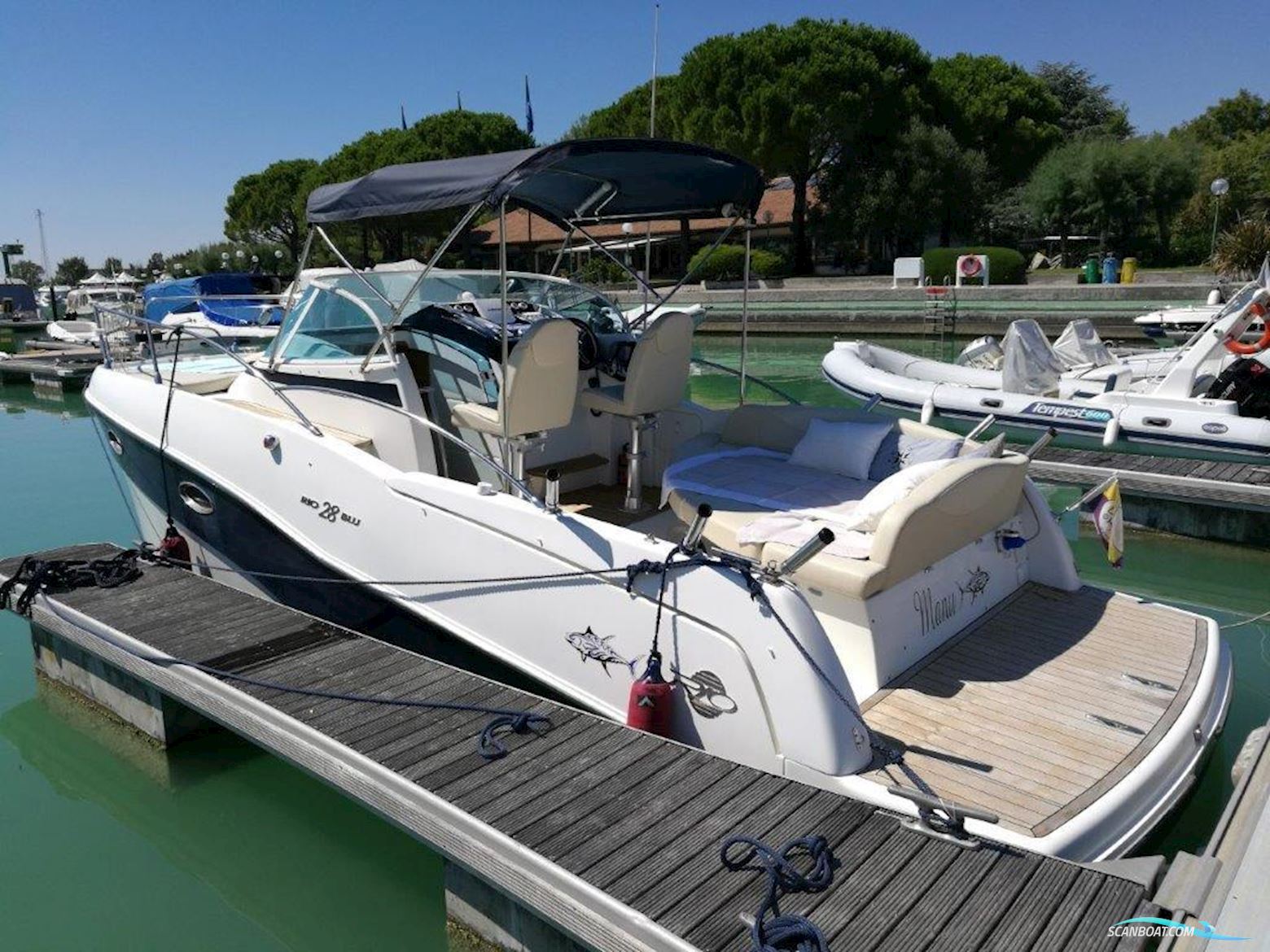 Rio 28 Blu Motorboot 2011, mit Mercruiser motor, Italien